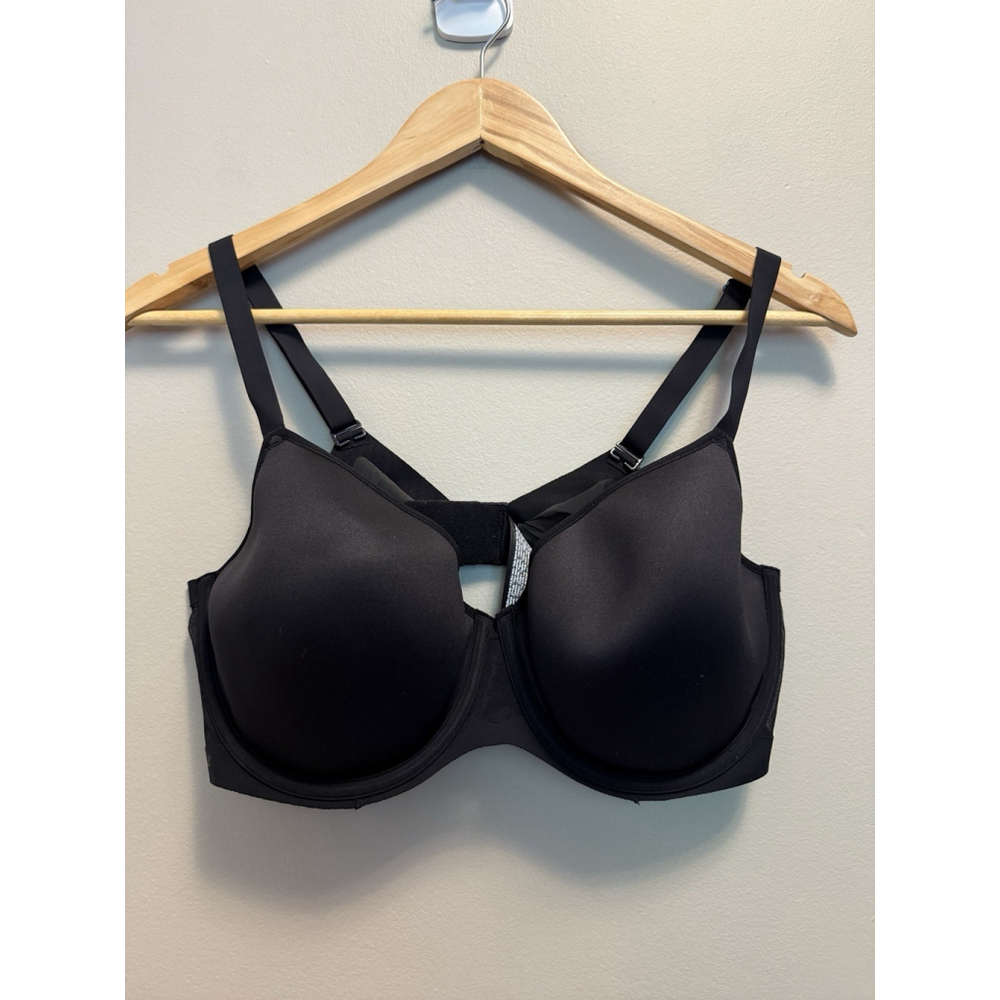 Chantelle Bra 1241 Basic Invisible‎ Memory Foam T-Shirt Style Black Size 40C NWT